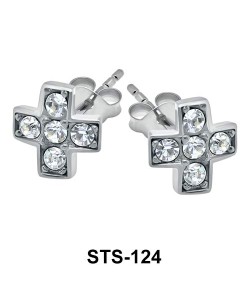 Cross Stud Earring STS-124